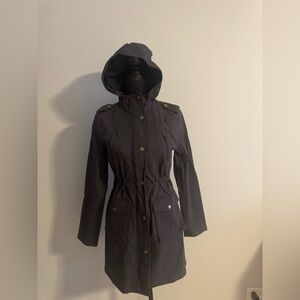 NWT Eden Society Women's Dark Grey Hooded Jacket S